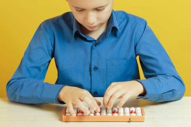 Parent accompanying child in math journey