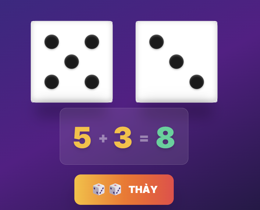 Xúc Xắc 3D - Công Cụ Random Vui Nhộn Biến Mọi Quyết Định Thành Trò Chơi